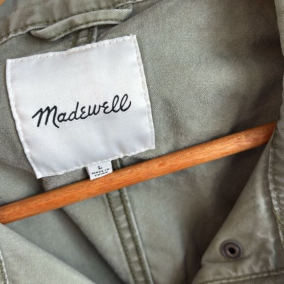 Madewell Jacket Womens Large‎ Green Utility - Picture 2 of 7